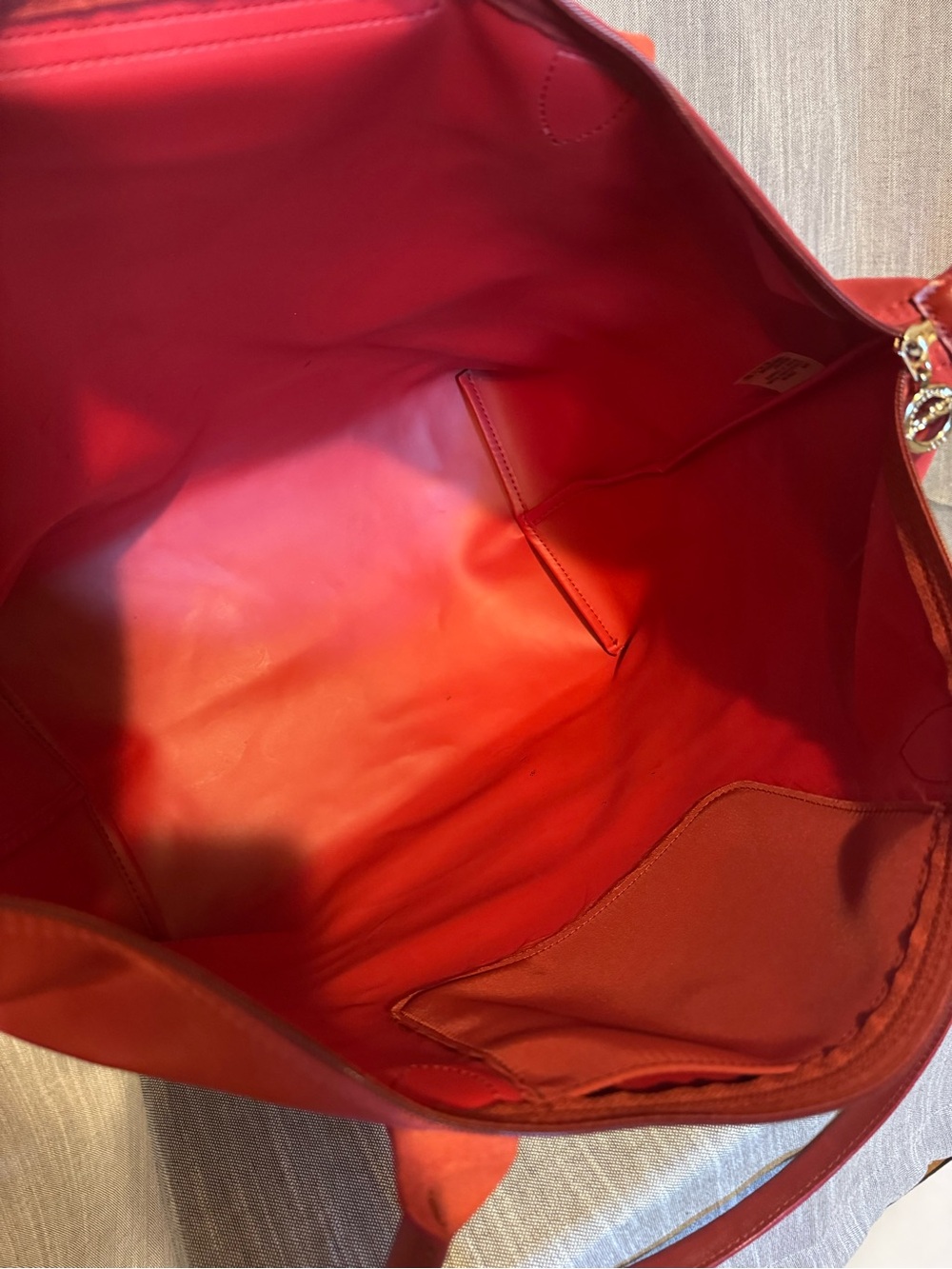 Longchamp Large Neo Le Pliage in Red - Picture 8 of 15